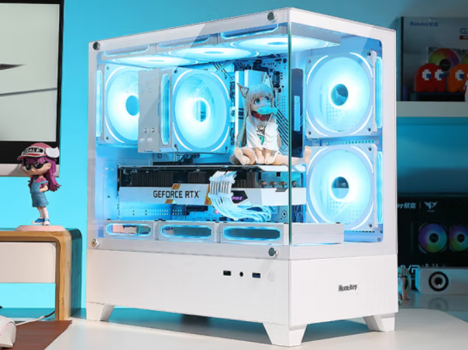 AMD锐龙R5 9600X无显卡纯色海景房主机配置推荐,需自备显卡