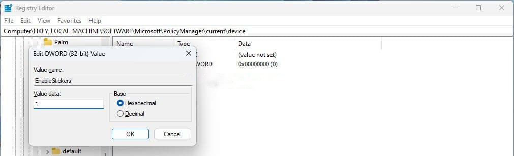 Win11如何启用或禁用桌面贴纸